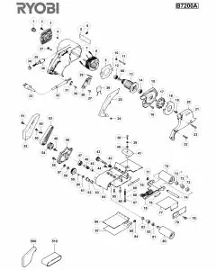 Buy A Ryobi B7200A Spare part or Replacement part for Your Sanders and Fix Your Machine Today